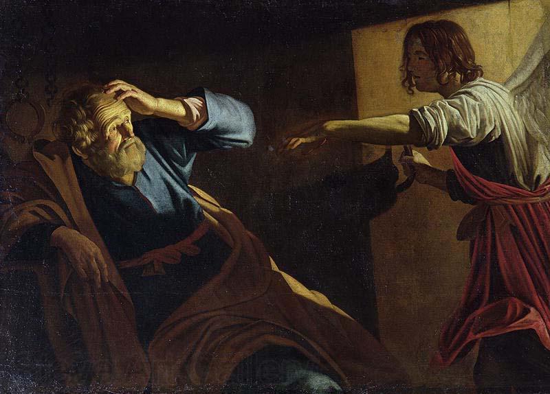 Gerard van Honthorst St Peter Released from Prison. At the Staatliche Museen, Berlin. Spain oil painting art